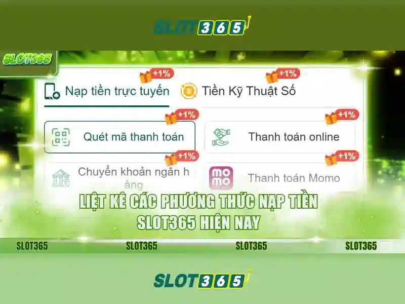 Slot365: Nền tảng chơi slots trực tuyến uy tín và hấp dẫn