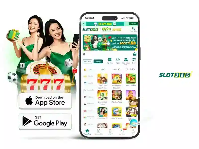 Giao diện trang giới thiệu về Slot365 với thiết kế sang trọng