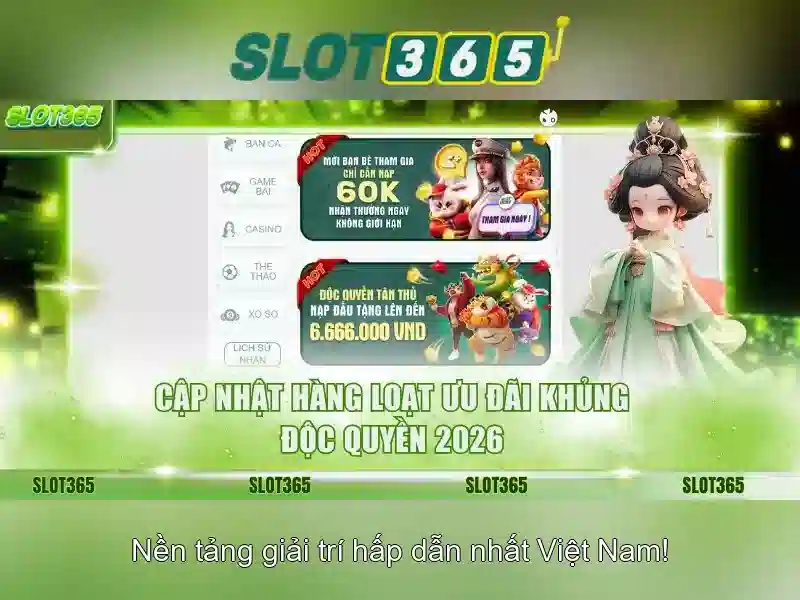 Slot365: Trải nghiệm trò chơi slot trực tuyến hiện đại